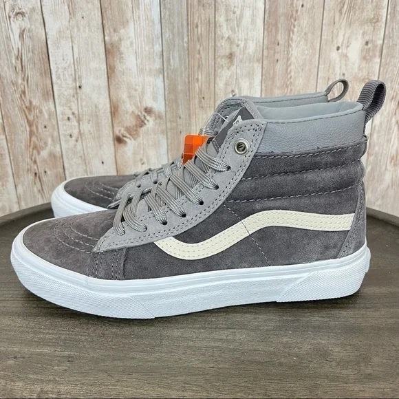 Vans Sk8-Hi MTE “Rabbit Frost/Gray” Sneaker Size 6 Women - Picture 4 of 9